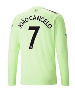Manchester City Joao Cancelo #7 Ausweichtrikot 2022-23 Langarm
